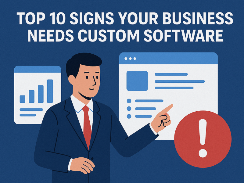 Top 10 Signs Your Business Needs Custom Software (and Why Off-the-Shelf ...